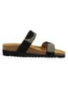 Model AMALFI BLACK D'Torres®, Anatomical Sandal Ethnica Design With Cushioned Insole, Comfortable And Suitable.