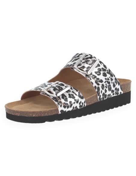 Sandalia Leo Plata D'Torres® | Anatómica con Plantilla NubeFit™