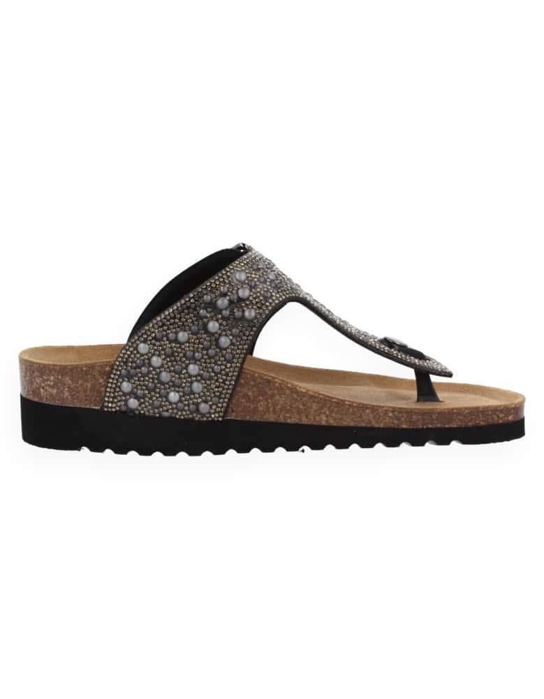 SANDALIA GEMMA NEGRO FLIP-FLOP  - D'Torres®,...