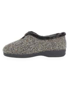 ZAPATILLA SOFTY GRIS D'TORRES®, CÓMODA PARA PIES ANCHOS Y...
