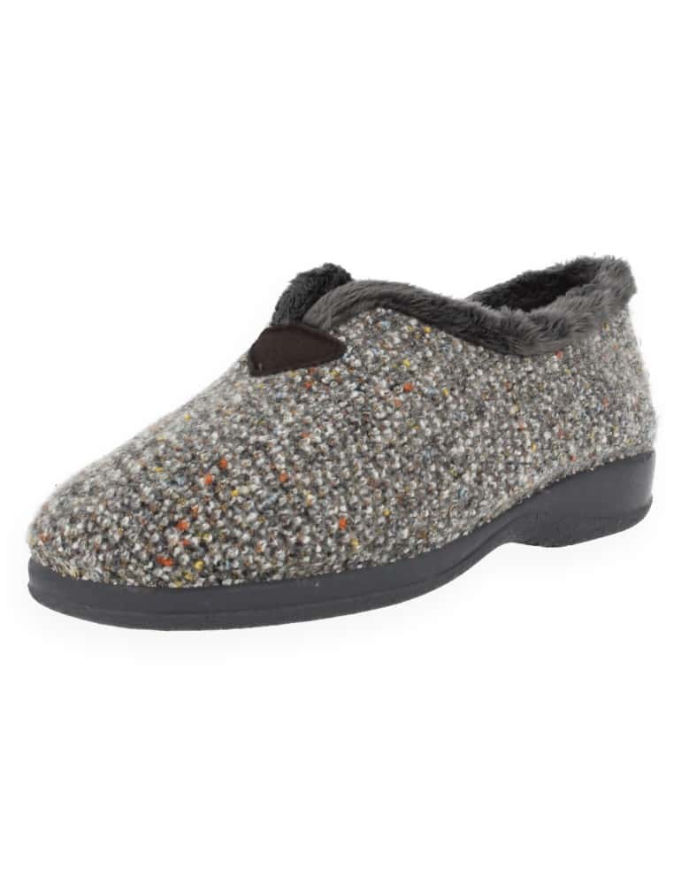 ZAPATILLA SOFTY GRIS D'TORRES®, CÓMODA PARA...
