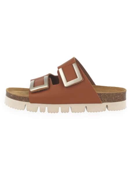 SANDALIA MONACO 2 TIRAS CUERO - D'Torres®, CÓMODA Y ELEGANTE CON PLANTA ANATÓMICA ACOLCHADA