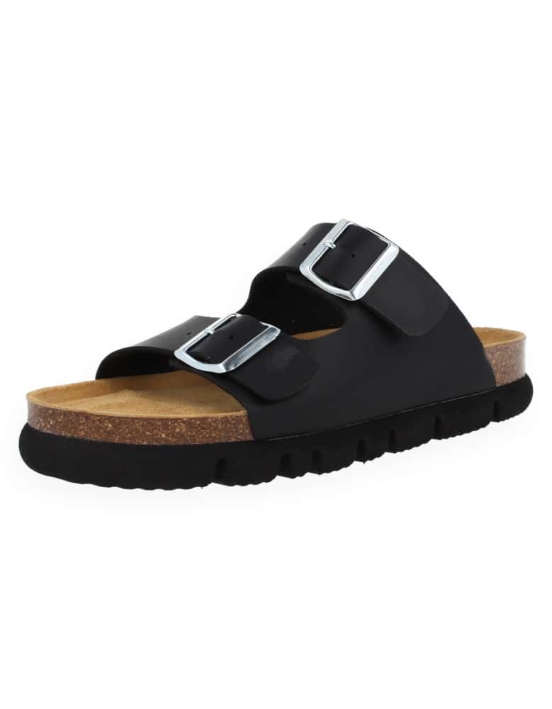 CORFÚ SANDAL 2 STRAPS BLACK - D'Torres®,...