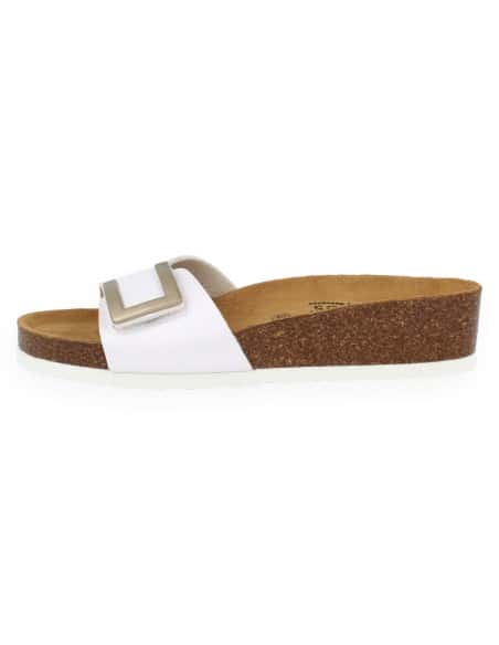 Sandalia Monaco Mule Blanco D'Torres® | Confort Urbano NubeFit™