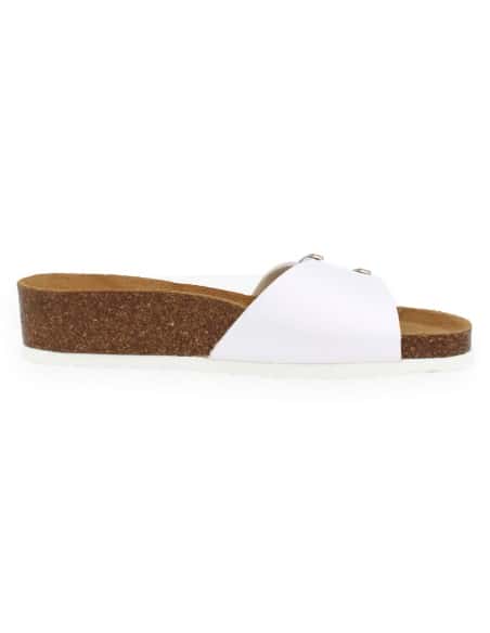 SANDALIA MONACO MULE BLANCO - D'Torres®, CÓMODA Y ELEGANTE CON PLANTA ANATÓMICA ACOLCHADA