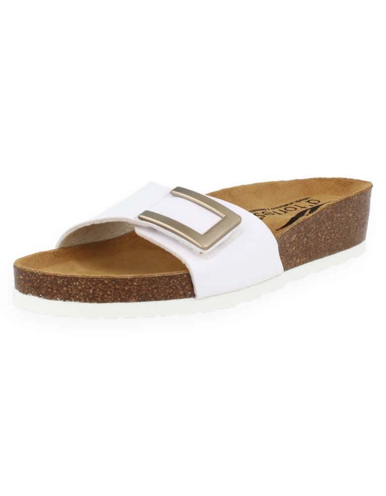 Sandalia Monaco Mule Blanco D'Torres® | Confort...