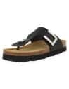 Sandalia Monaco Flip-Flop Negro D'Torres® | Confort Urbano NubeFit™