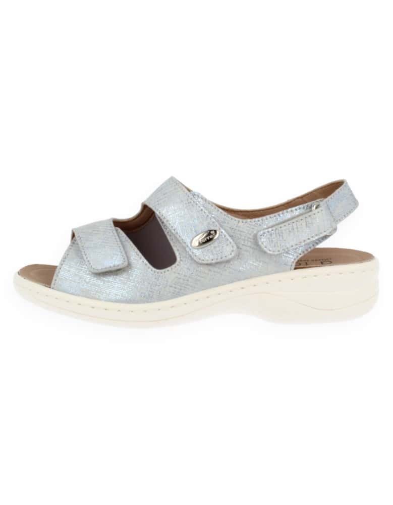 SANDALIA JULIA 2025 PLATA D'Torres®, PARA PIES...