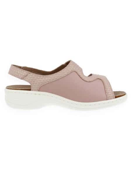 Sandalia Julia 2025 Rosa D'Torres® | DiabCare® Pies Delicados y Anchos con Juanetes