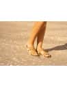 Aura Nude Sandal D'Torres® | Therapeutic Comfort with Fixed NubeFit™ Footbed