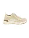 Sneakers Comfortable, Riga Beige, D'Torres. Wide Last To Incorporate Orthotic Insoles.
