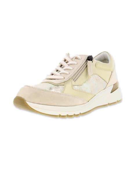 RIGA BEIGE-ORO D'Torres® | Deportiva Urbana Mujer Horma K NubeFit™