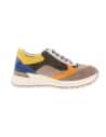 Sneakers Comfortable, Riga Multicolor, D'Torres. Wide Last To Incorporate Orthotic Insoles.