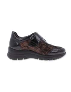 Zapato Anatómico de Señora D'Torres® Abril Negro Burdeos... 2