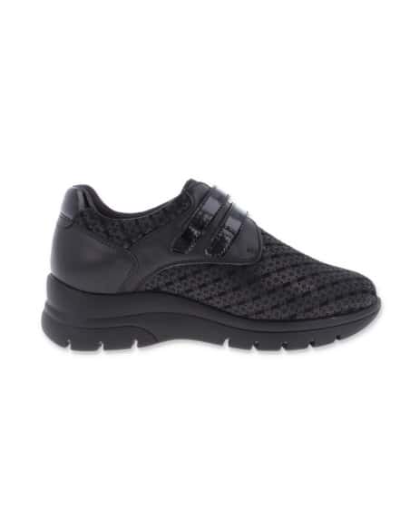 LIDIA | Deportivo Anatómico Negro Horma Ancha K Mujer | D'Torres DiabCare®