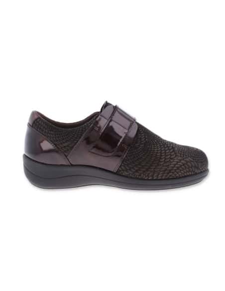 Zapato Ortopédico Mujer DiabCare® Dulce Marrón | Pies Delicados
