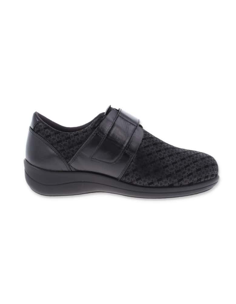Zapato Dulce Negro D'Torres® | DiabCare® | Horma K