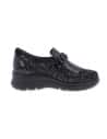 Mocasín Cande Negro DiabCare® D'Torres® | Horma K Extra Ancha
