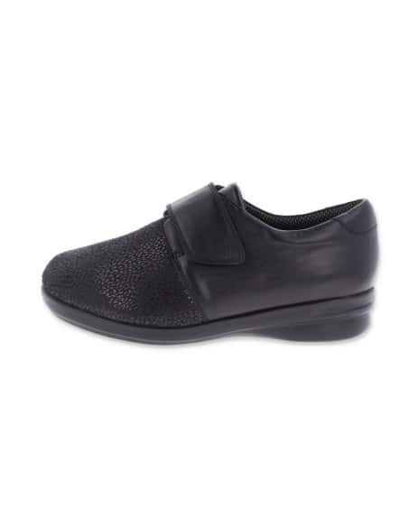 Zapato Ortopédico PEDITEQ DC2 Baptisia Negro: Elegancia, Protección y Alivio Total