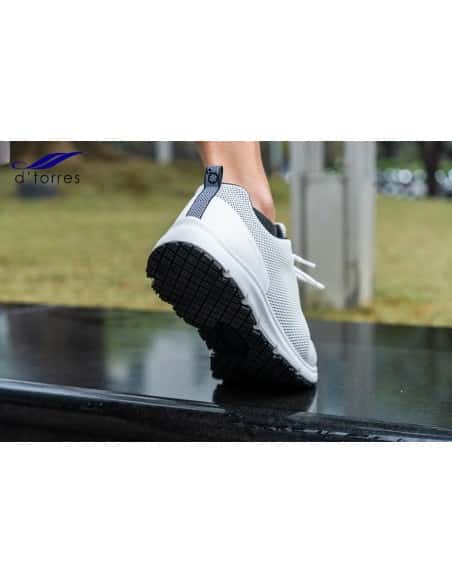 SNEAKERS UNISEX, CÓMODO Y SEGURO, MODELO ERGOFLEX PRO BLANCO - d'torres