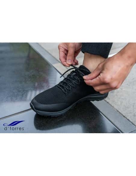 ERGOFLEX PRO NEGRO D'Torres® | Deportivo Urbano y Laboral Impermeable y Antideslizante