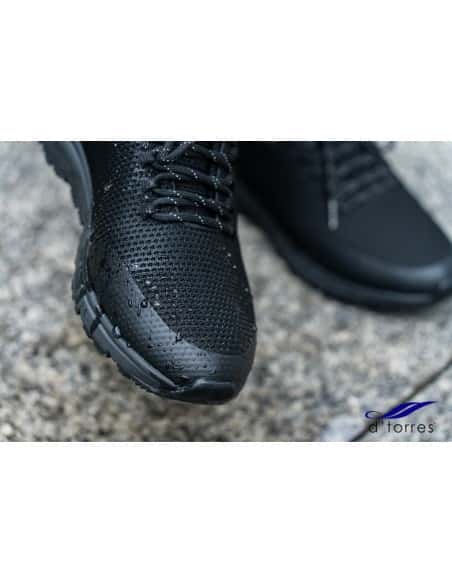 ERGOFLEX PRO NEGRO D'Torres®, DEPORTIVO UNISEX USO URBANO Y LABORAL, WATERPROOF Y ANTIDESLIZANTE, CÓMODO Y SEGURO