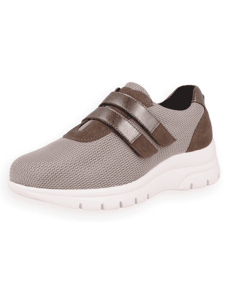 ZAPATO ANATÓMICO DE SEÑORA D'TORRES ISI TAUPE,...