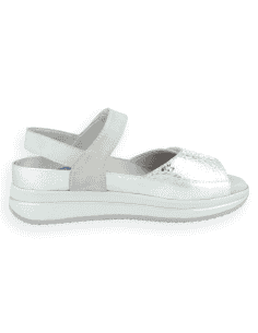 Sandalia Gila Plata D'Torres® | Horma amplia | Doble... 2