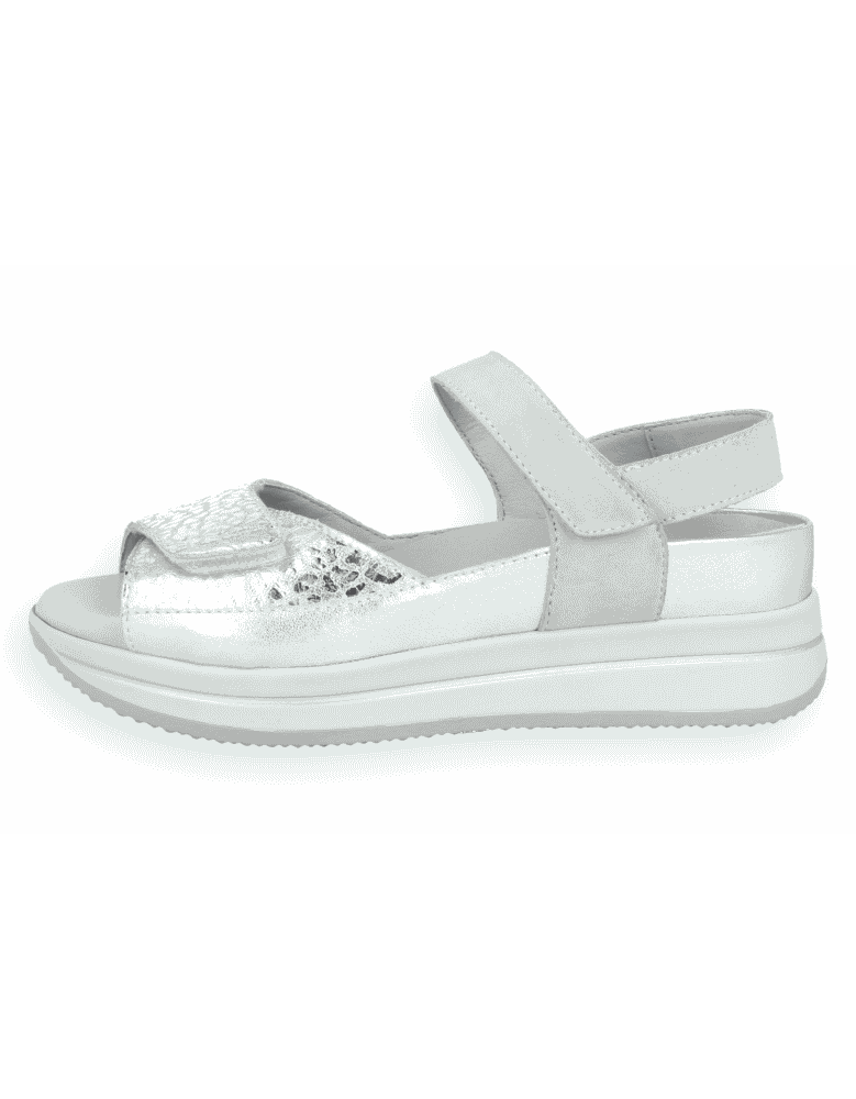 Sandalia Gila Plata D'Torres® | Horma amplia |...