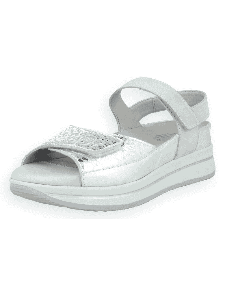 Sandalia Gila Plata D'Torres® | Horma amplia |...