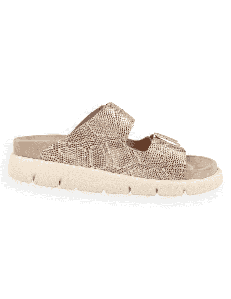 BARI PLATINO | Sandalia Terapéutica NubeFit™ D'Torres®