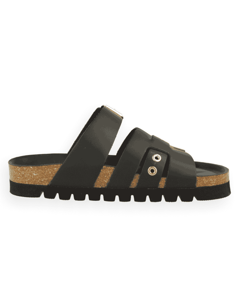 Sandalia Roma Negra D'Torres® | Piel Vacuno con...
