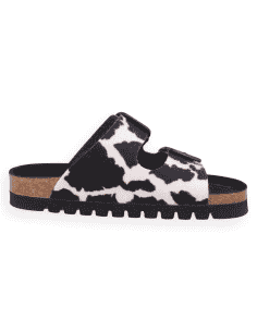 Sandália Nora Animal Print Cow D'Torres® | Conforto... 2