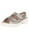 SANDALIA JULIA 2026 GRIS MULTI D'Torres® | Horma K Extra Ancha para Pie Diabético y Juanetes
