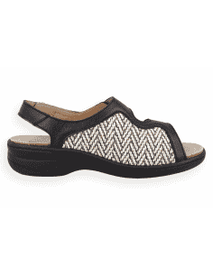 SANDALIA JULIA 2026 NEGRO D'Torres®, PARA PIES DELICADOS... 2