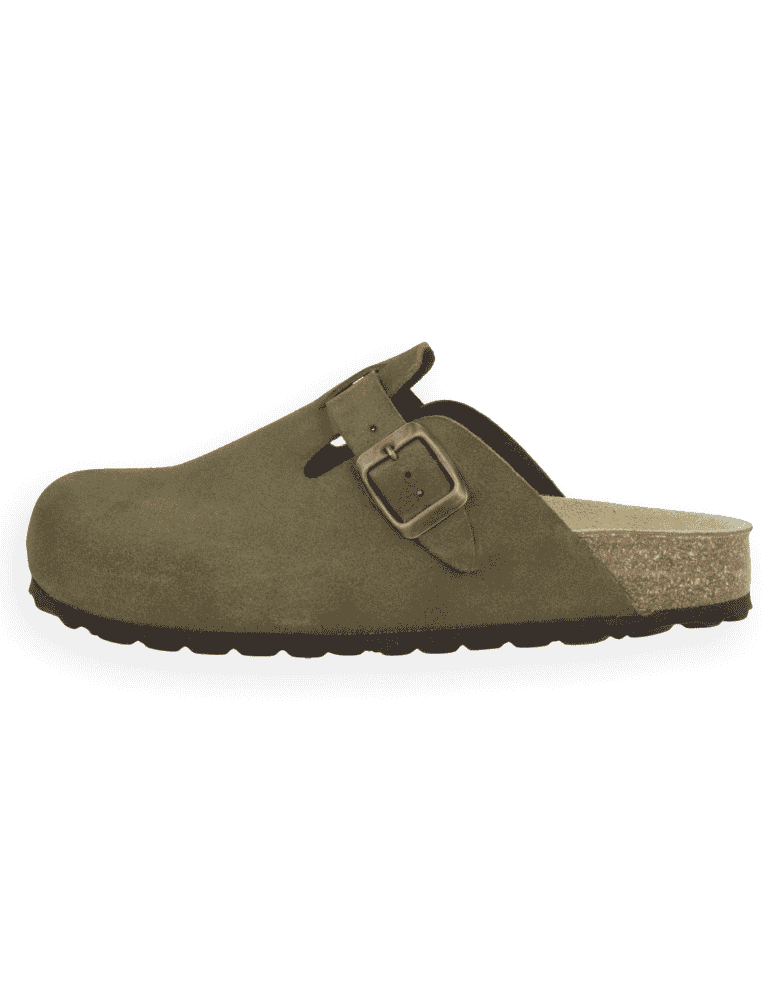 Comfortable Clog, Model Berlin Komfort Olive -...