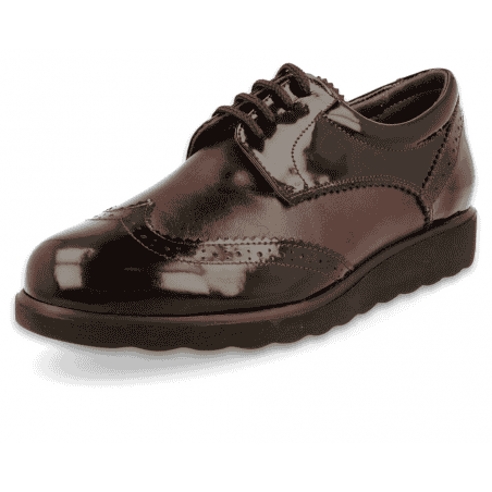 ZAPATO CÓMODO F2 Cuero Piel, horma ancha para plantilla