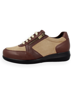 Extra Wide Fit Shoe K Irma 26 Taupe Leather - Comfort and...