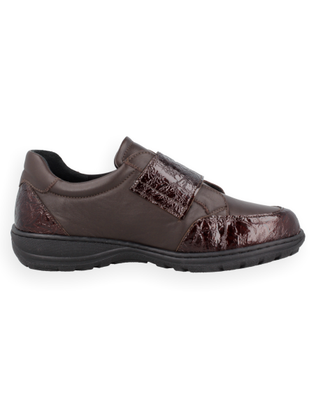 Celina Brown Extra Wide K-Fit Shoe|D'Torres