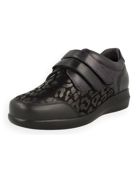 Zapato DiabCare® Gina 26 Negro | Horma K+ Extra Ancha Pie Diabético