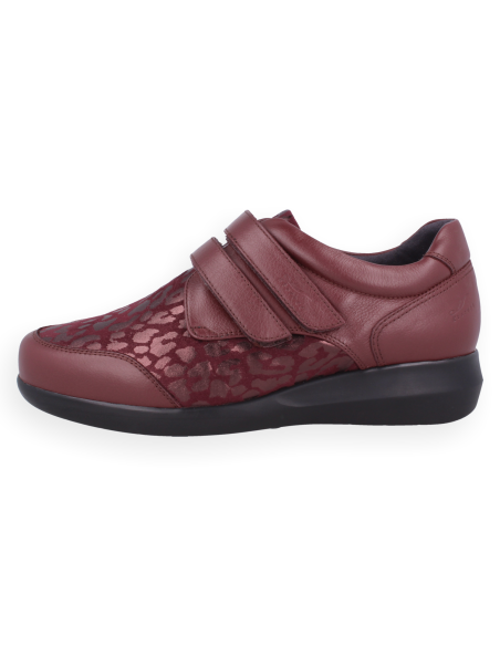 Zapato DiabCare® Gina 26 Burdeos | Horma K+ Extra Ancha – Pie Diabético y Juanetes