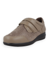 Extra Wide K-Last Shoe Gina 26 Taupe - For Bunions & Diabetic Feet.