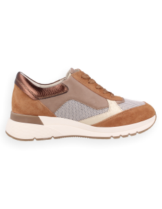 Sneakers Comfortable, Riga Camel-Taupe, D'Torres. Wide... 2