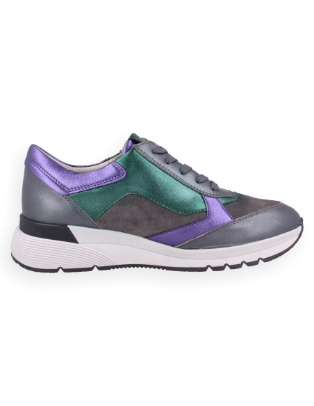 RIGA Gris-Metal D'Torres® | Zapatilla Deportiva Urbana Horma K NubeFit™