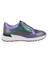 Sneakers Comfortable, Riga Grey-Metal, D'Torres. Wide Last To Incorporate Orthotic Insoles.