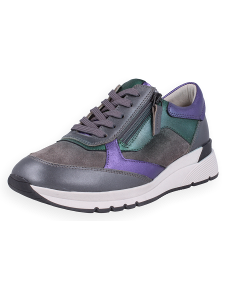 RIGA Gris-Metal D'Torres® | Zapatilla Deportiva Urbana Horma K NubeFit™