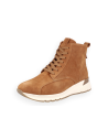 Sneakers Boot Comfortable, Gloria Camel, D'Torres. Wide Last To Incorporate Orthotic Insoles.
