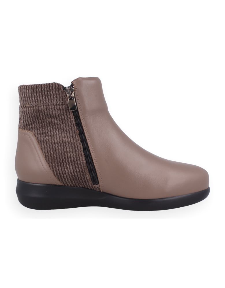 Women's Extra Wide Ankle Boot Comba 26 Taupe |...
