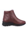 Freda 26 Brown|Women's Extra Wide Leather Boot | Diabetic & Bunion Friendly