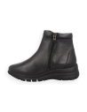 Freda 26 Black|Women's Extra Wide Leather Boot | Diabetic & Bunion Friendly